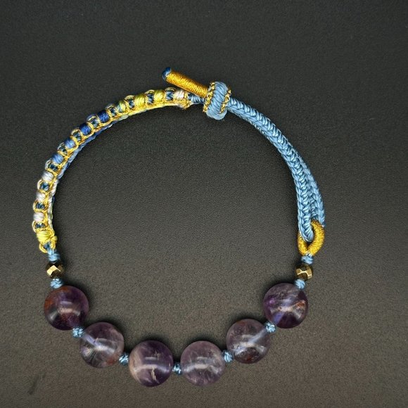 Hand made Super Seven beads bracelet, 7 energys for Chakra - Picture 5 of 6